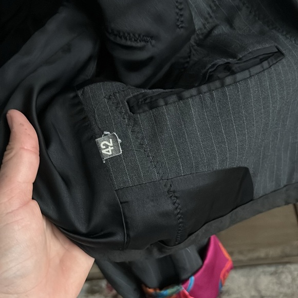 Vintage Cropped patchwork blazer, size 42 - Picture 7 of 10